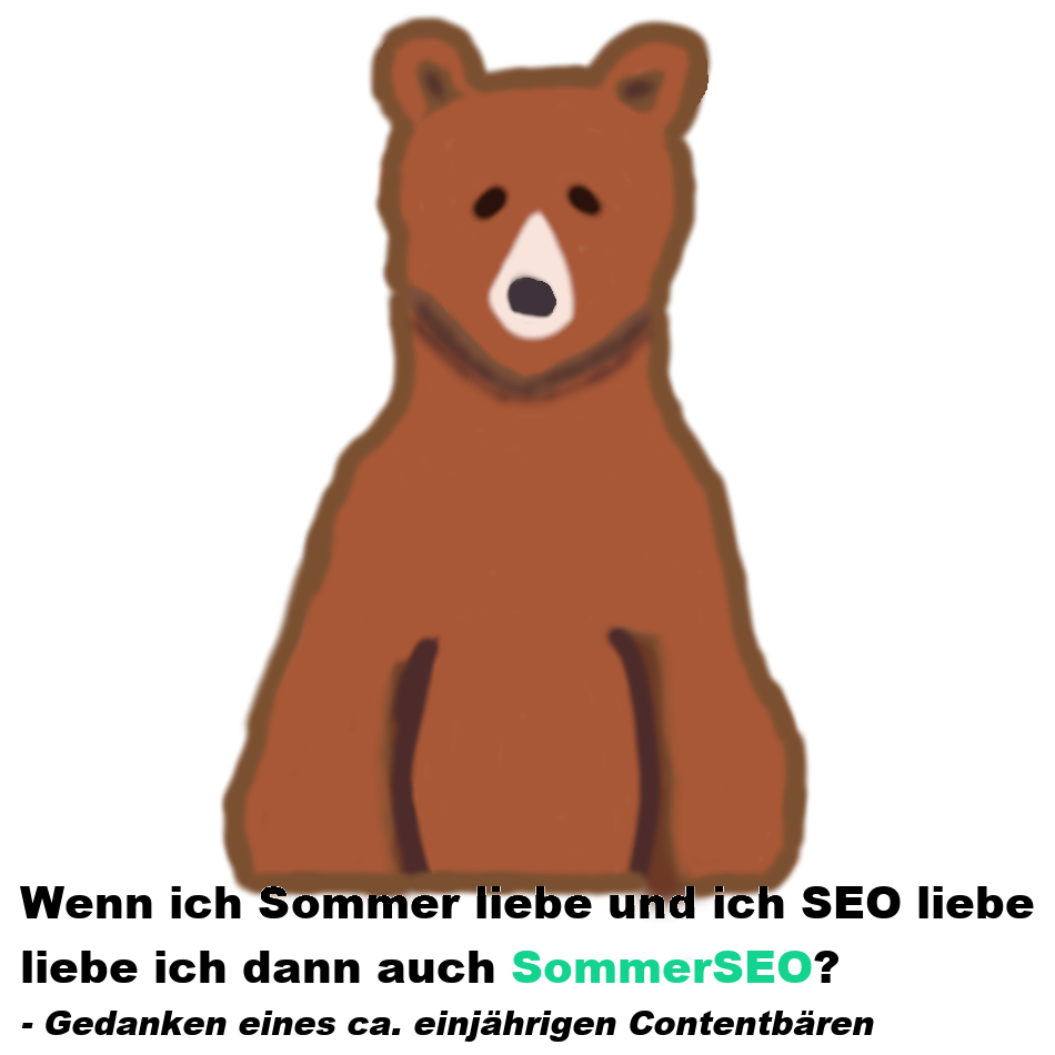 SommerSEO Contentbär